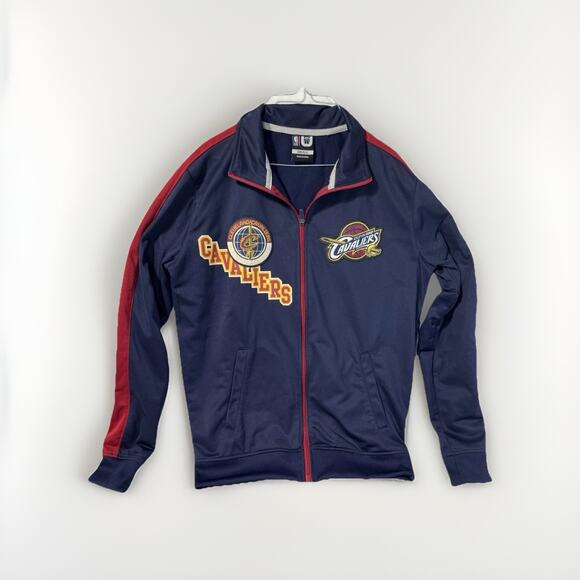 Vintage NBA Cleveland Cavaliers Track Jacket Full Zip Warm Up 2000s Small - Picture 1 of 6